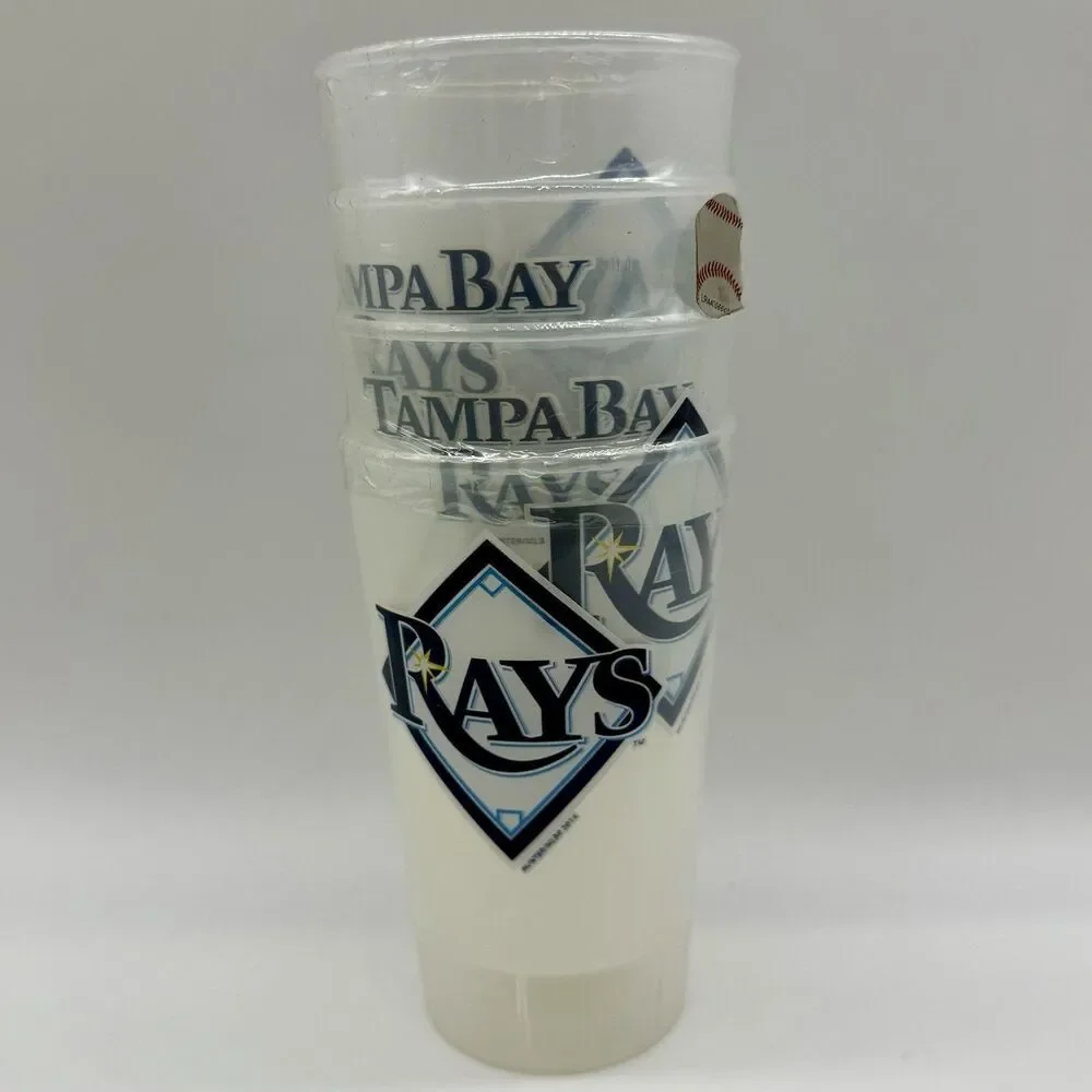 Tampa Bay Rays 16oz.‎ Acrylic Tumblers 4-Pack Set